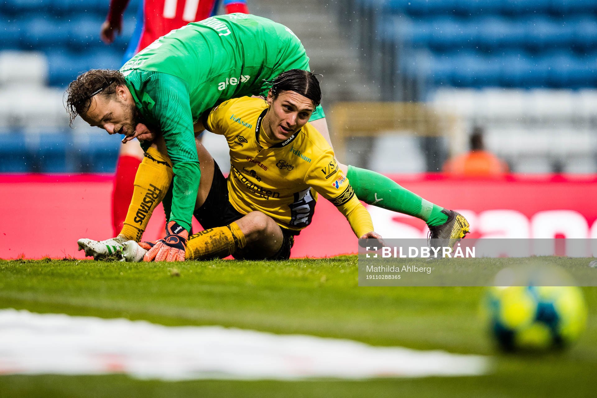 Helsingborgs målvakt Anders Lindegaard och Elfsborgs