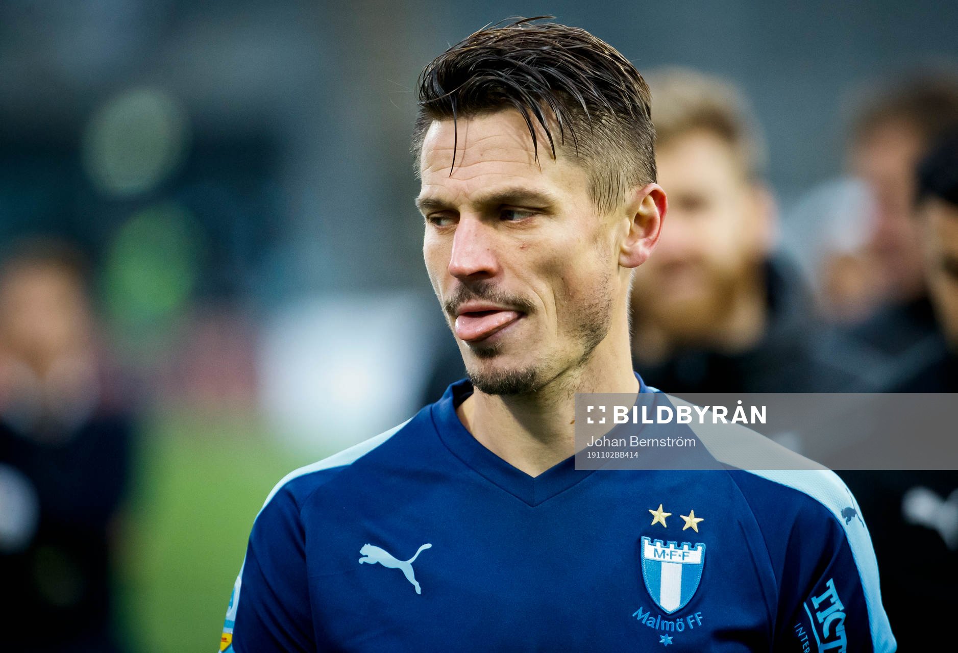 Malmö FFs Markus Rosenberg deppar