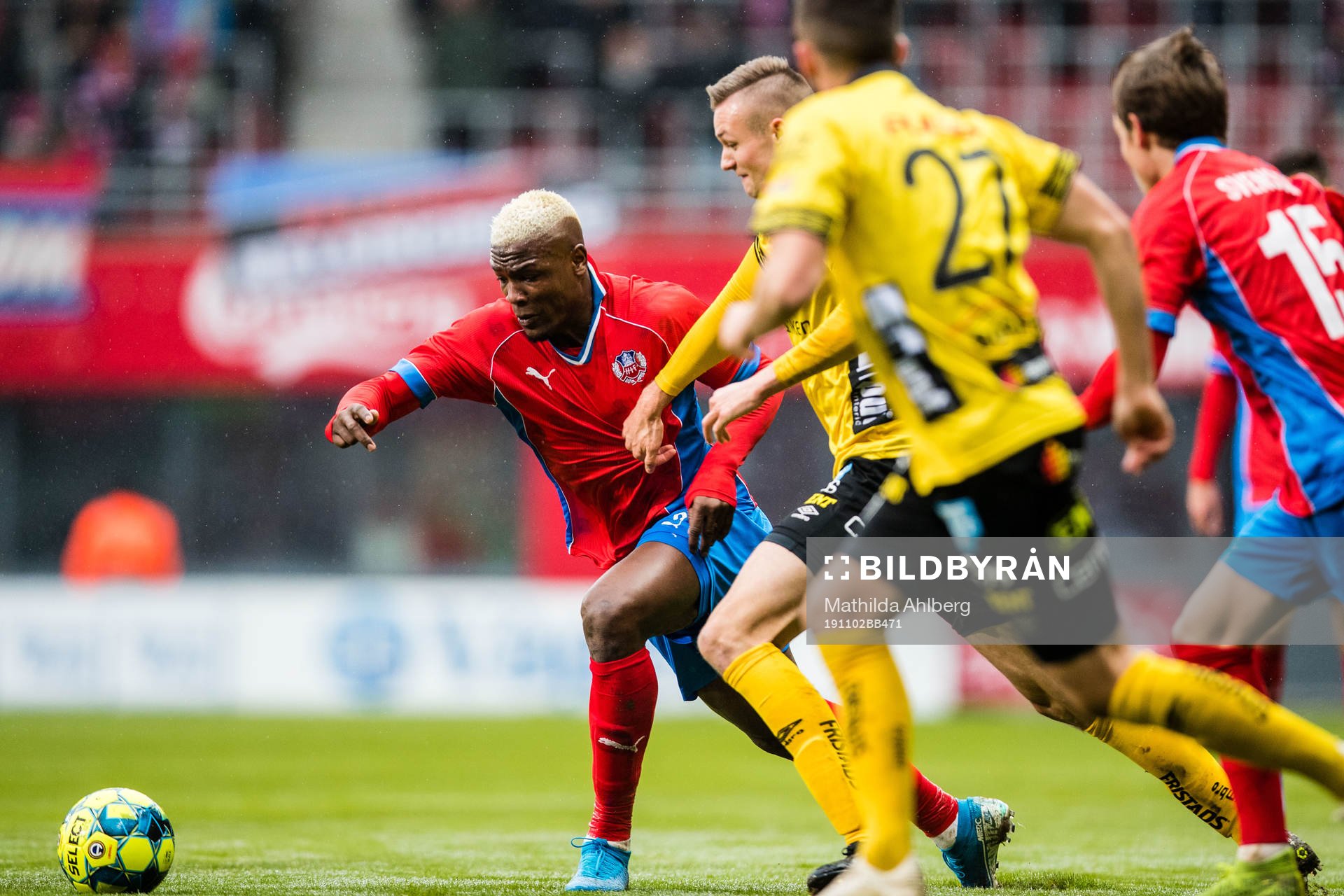 +hElfsborgs he9+under fotbollsmatchen i Allsvenskan mellan