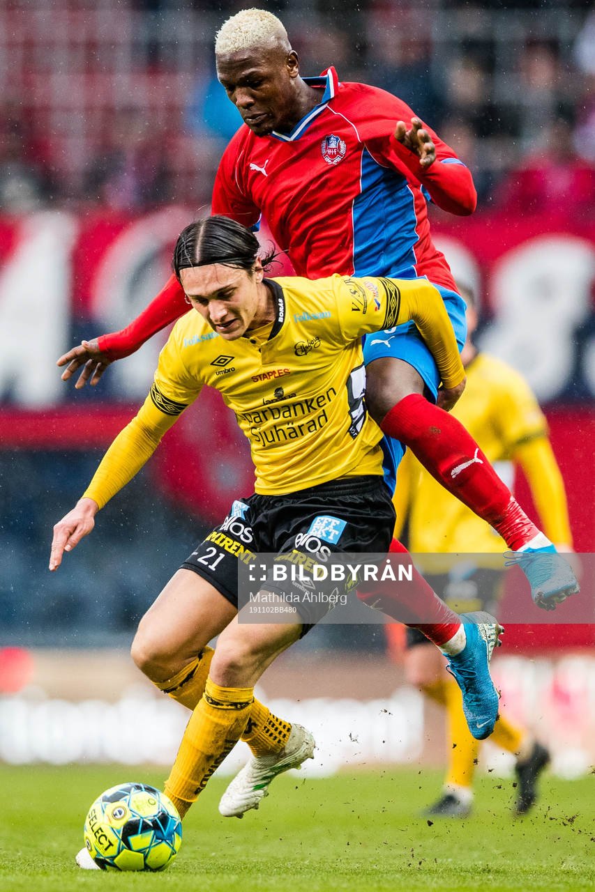 Elfsborgs Jonathan Levi och Helsingborgs Alhaji Gero