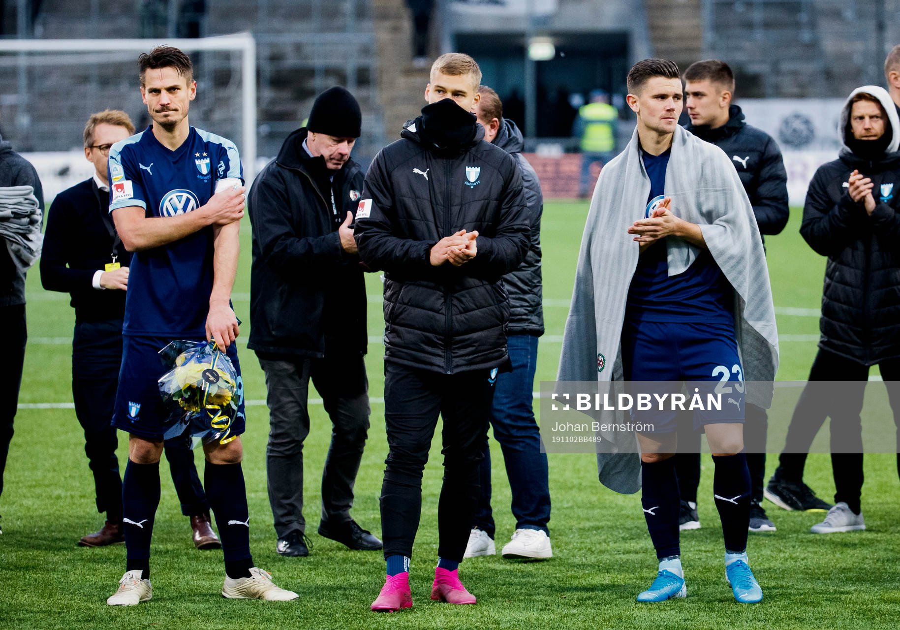 Malmö FFs Markus Rosenberg, Felix Beijmo och Marcus