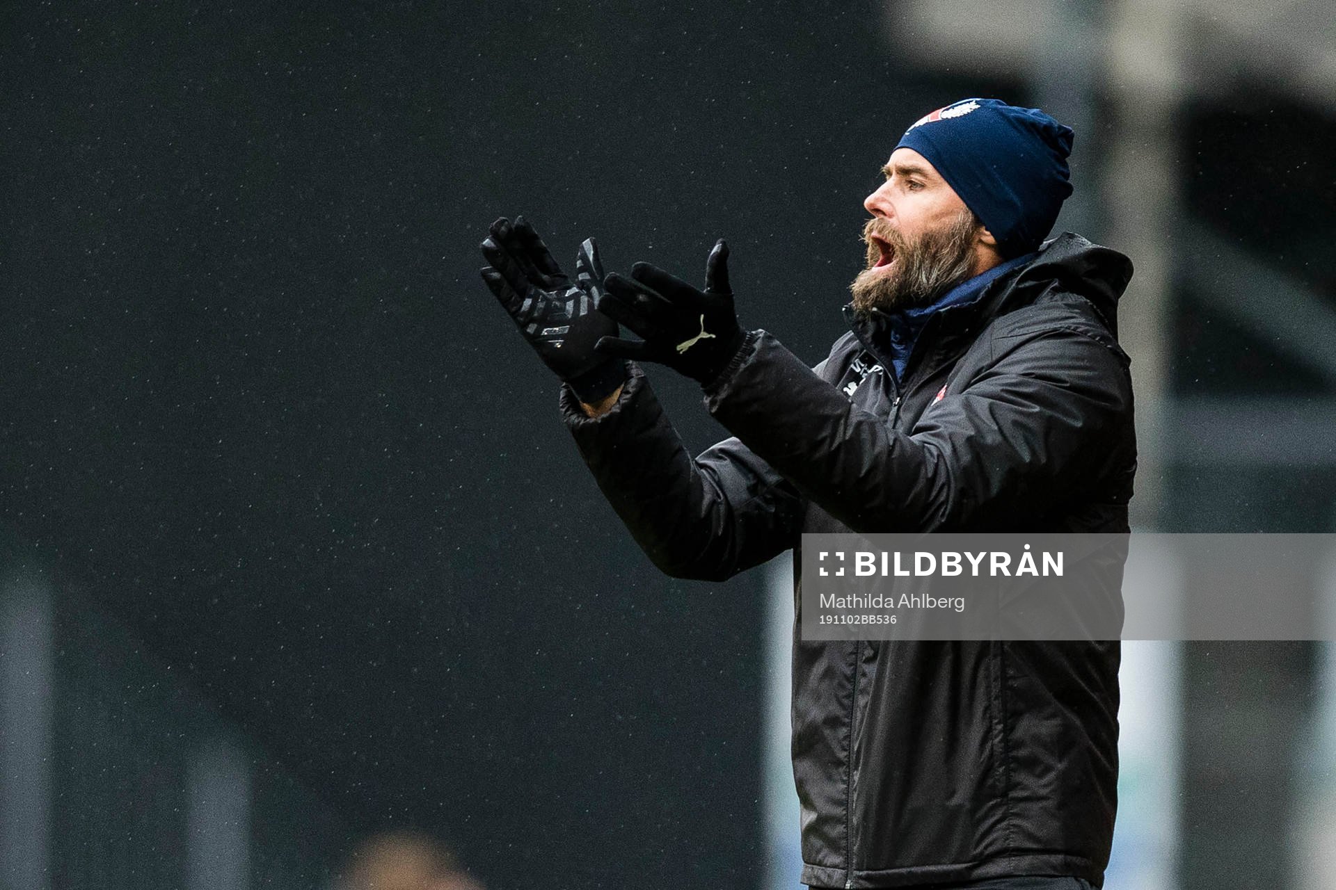 Helsingborgs tränare Olof Mellberg