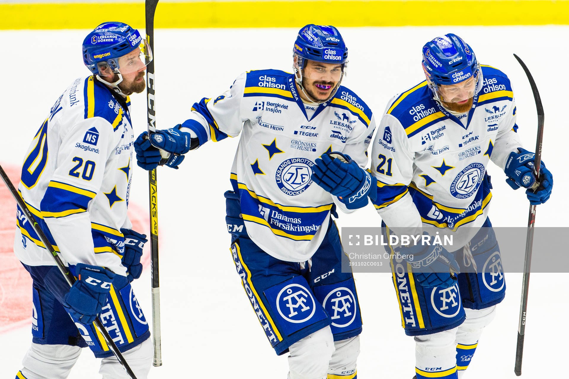Leksands Mattias Karlsson, Thomas Valkvae Olsen och Mattias