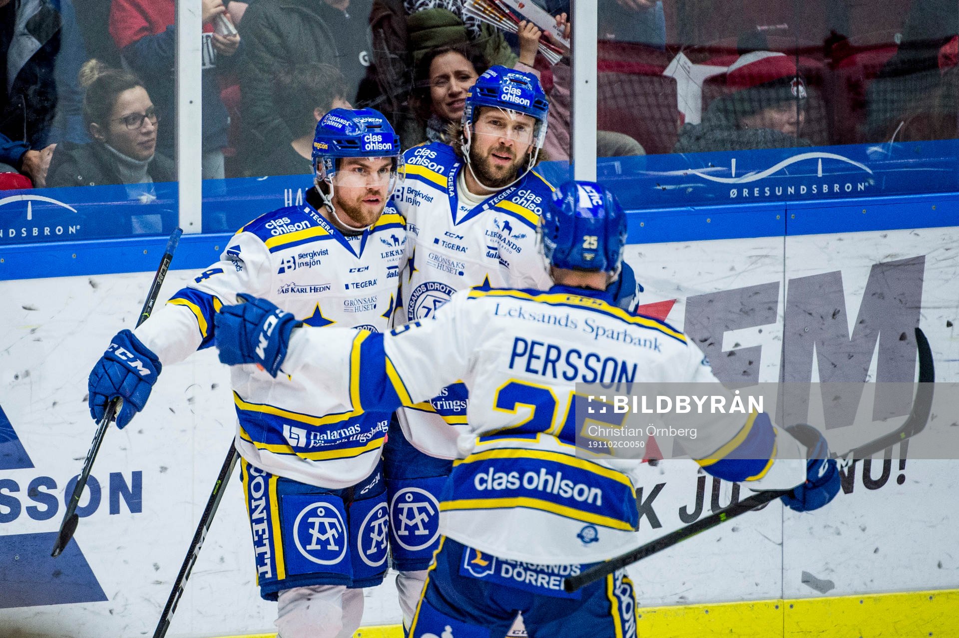 Leksands Oskar Lang jublar