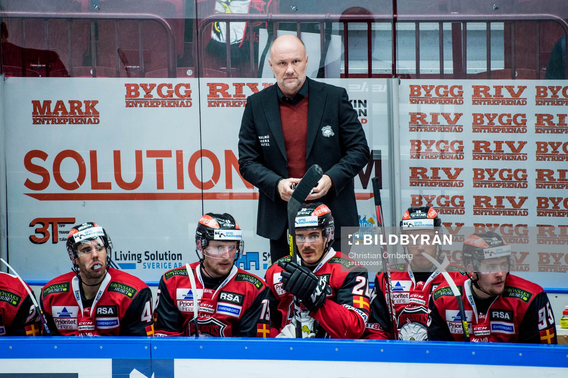Malmö Redhawks tränare Peter Andersson