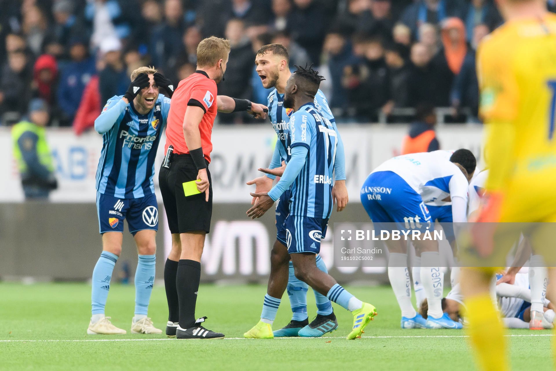 Djurgårdens Jonathan Ring, Jesper Karlström och Mohamed