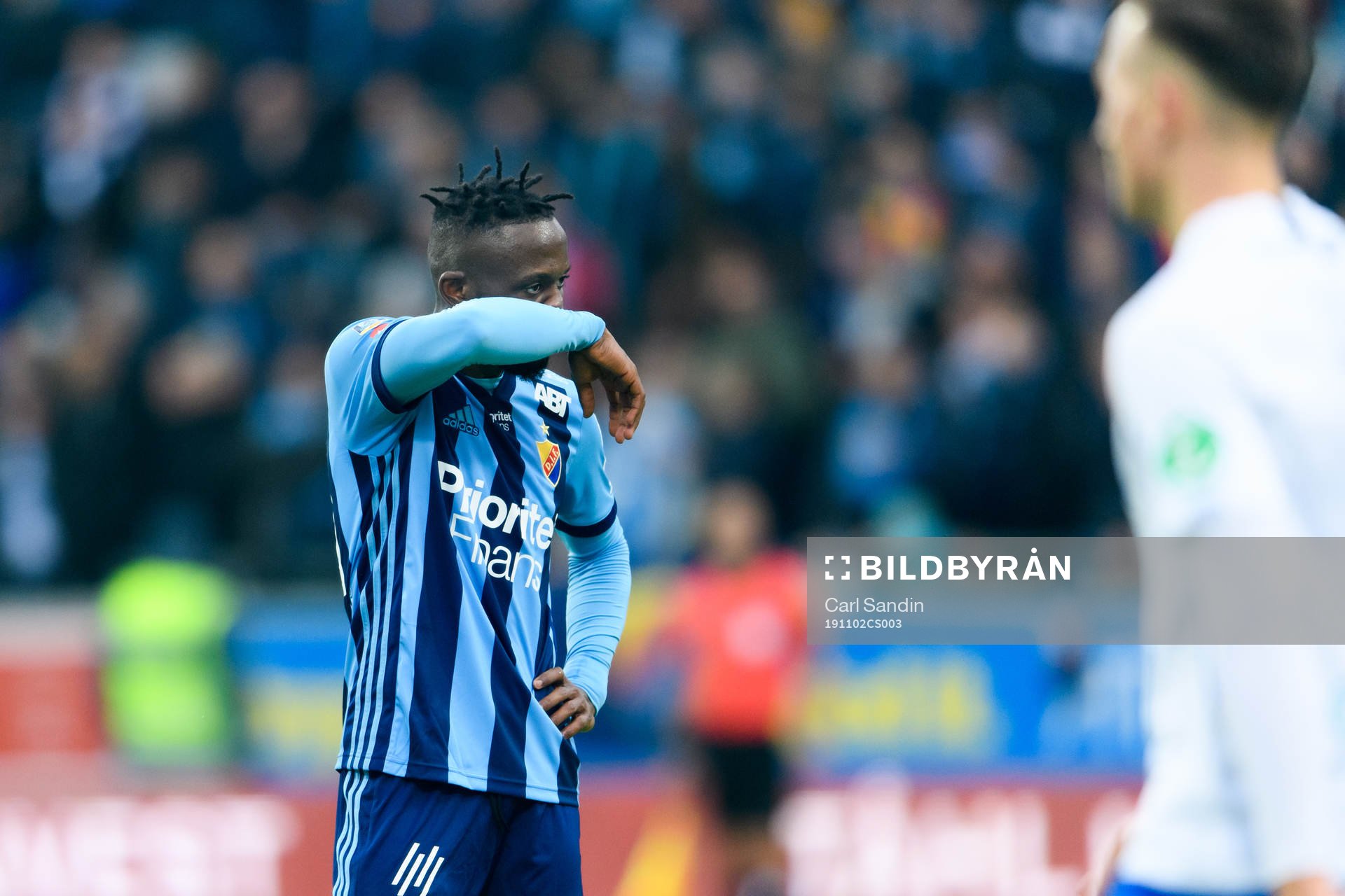 Djurgårdens Mohamed Buya Turay deppar
