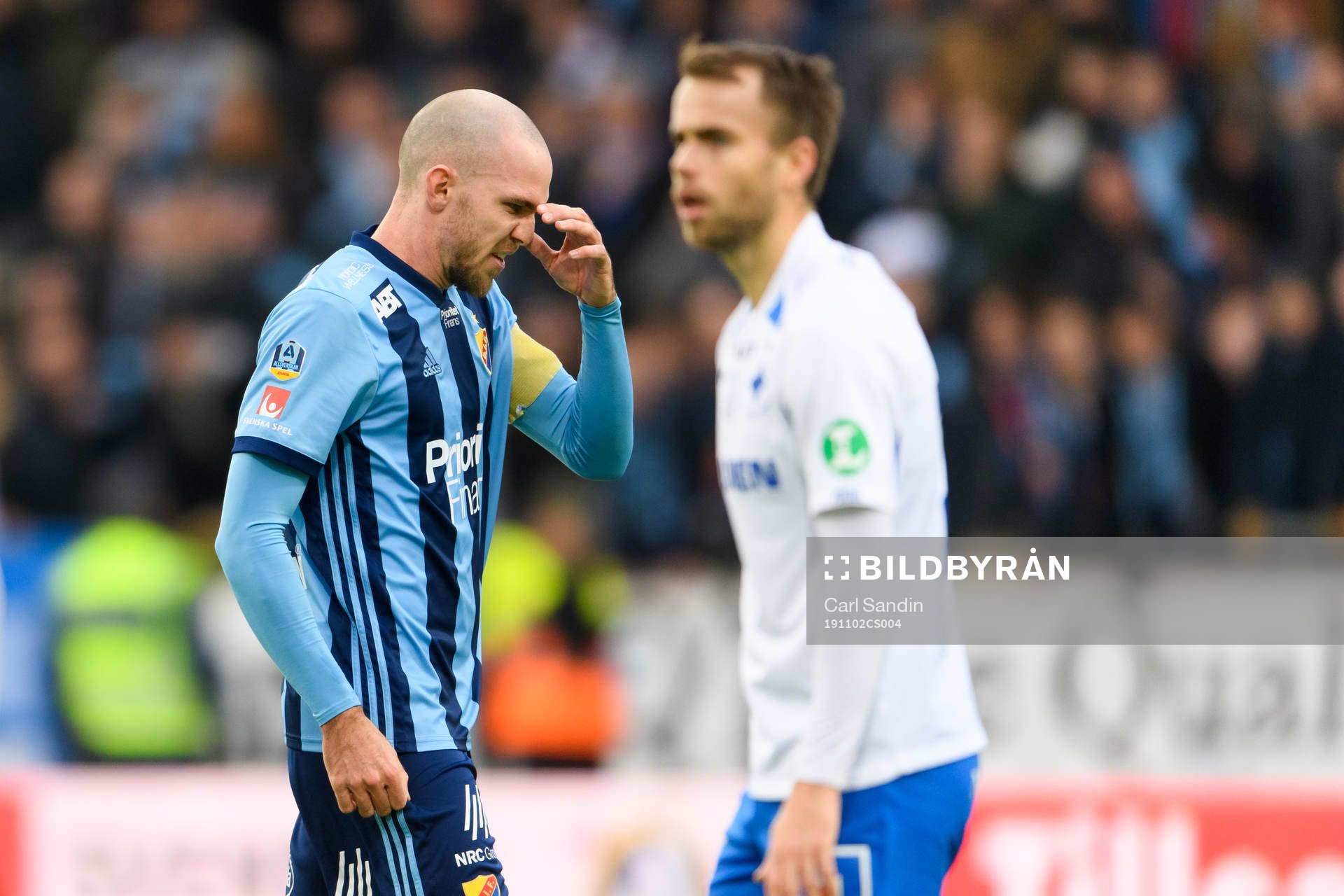 Djurgårdens Marcus Danielson deppar