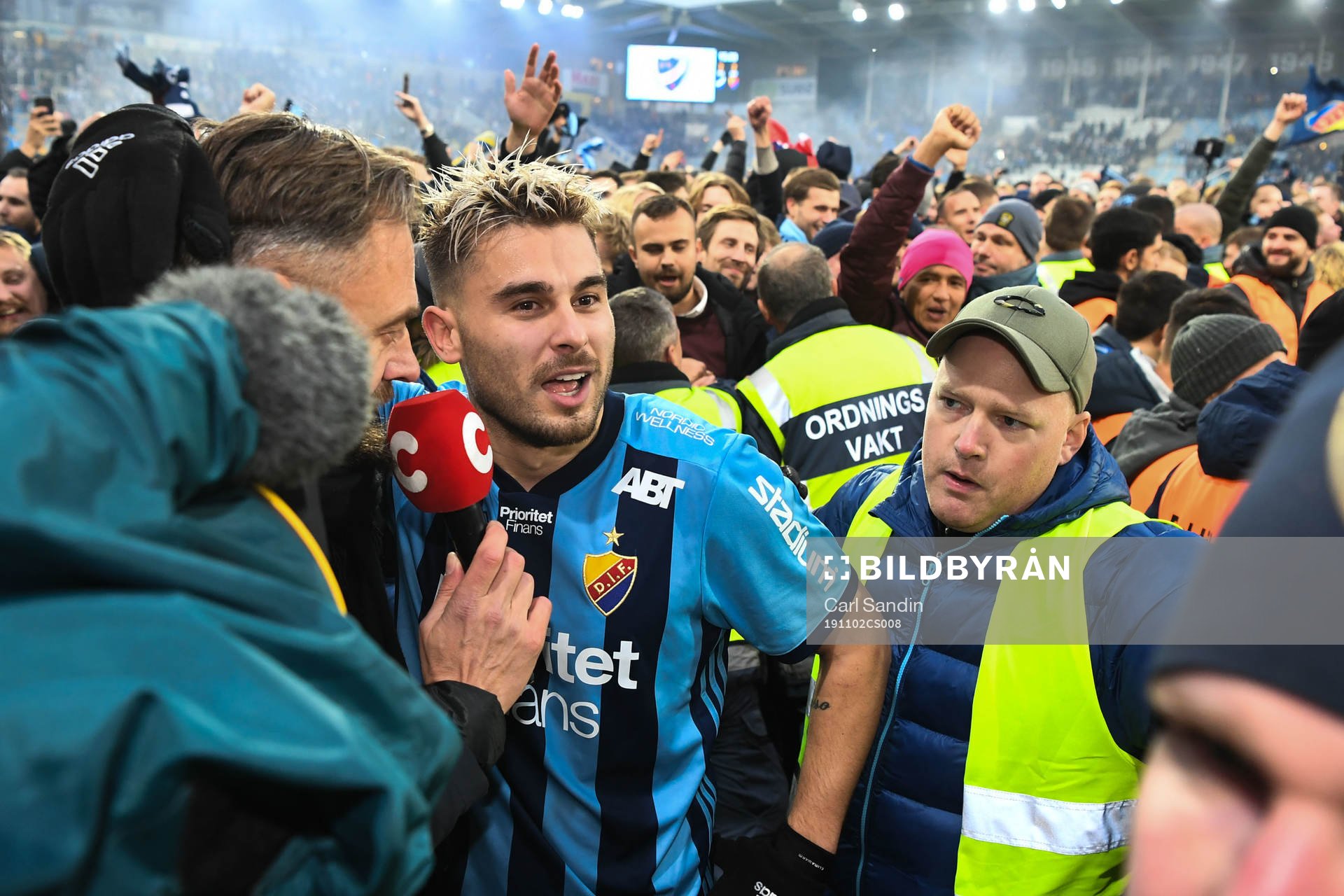 Djurgårdens Astrit Ajdarevic jublar