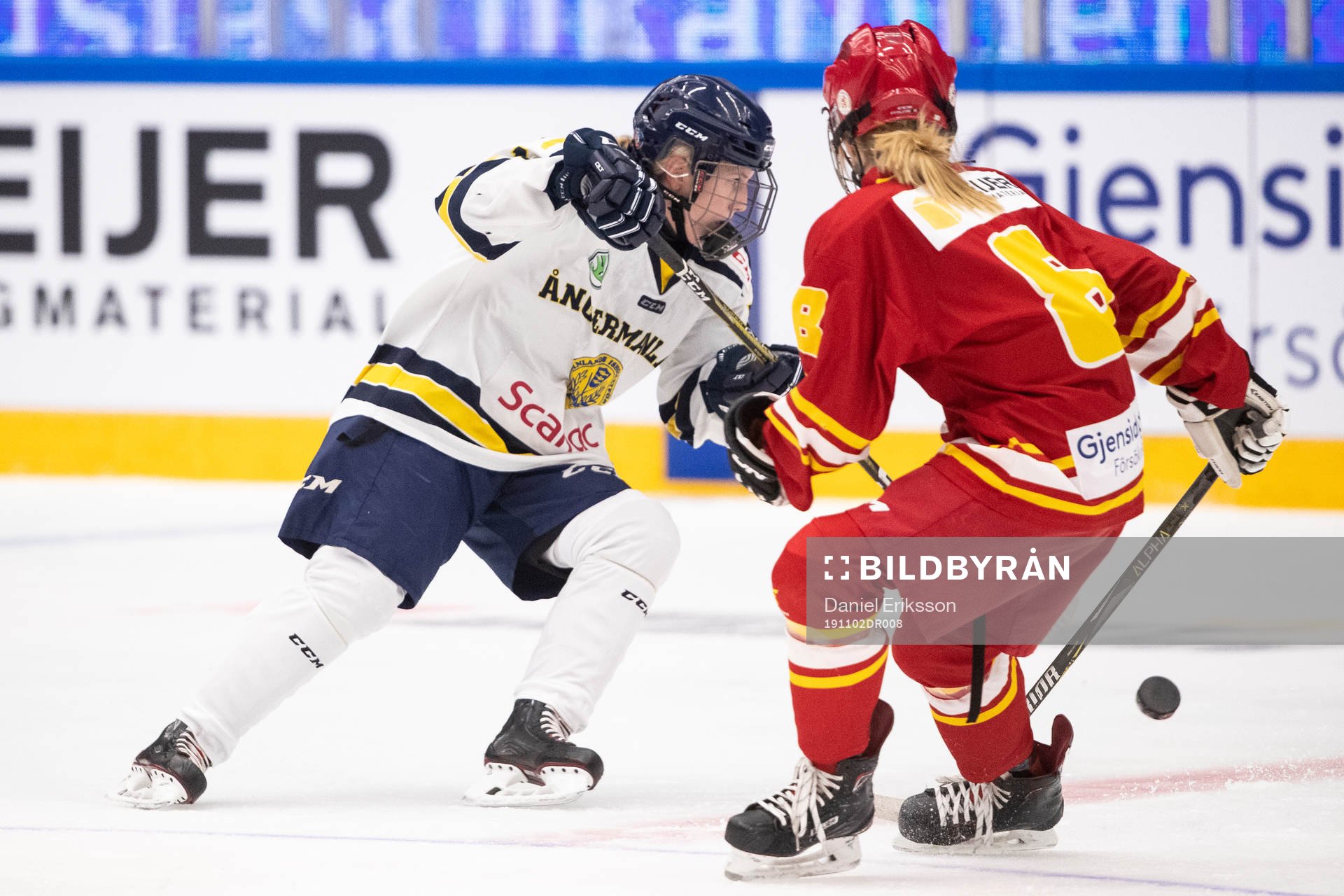 Ångermanlands Elin Eriksson och Smålands Hilda Svensson