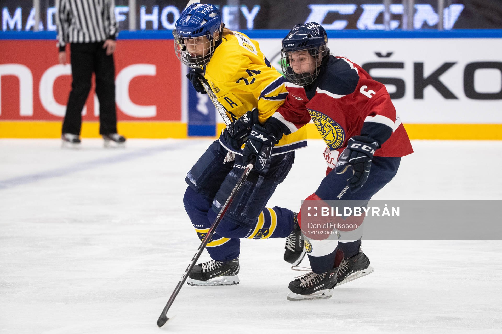 Dalarnas Ida Karlsson och Stockholms Emelie Olsson