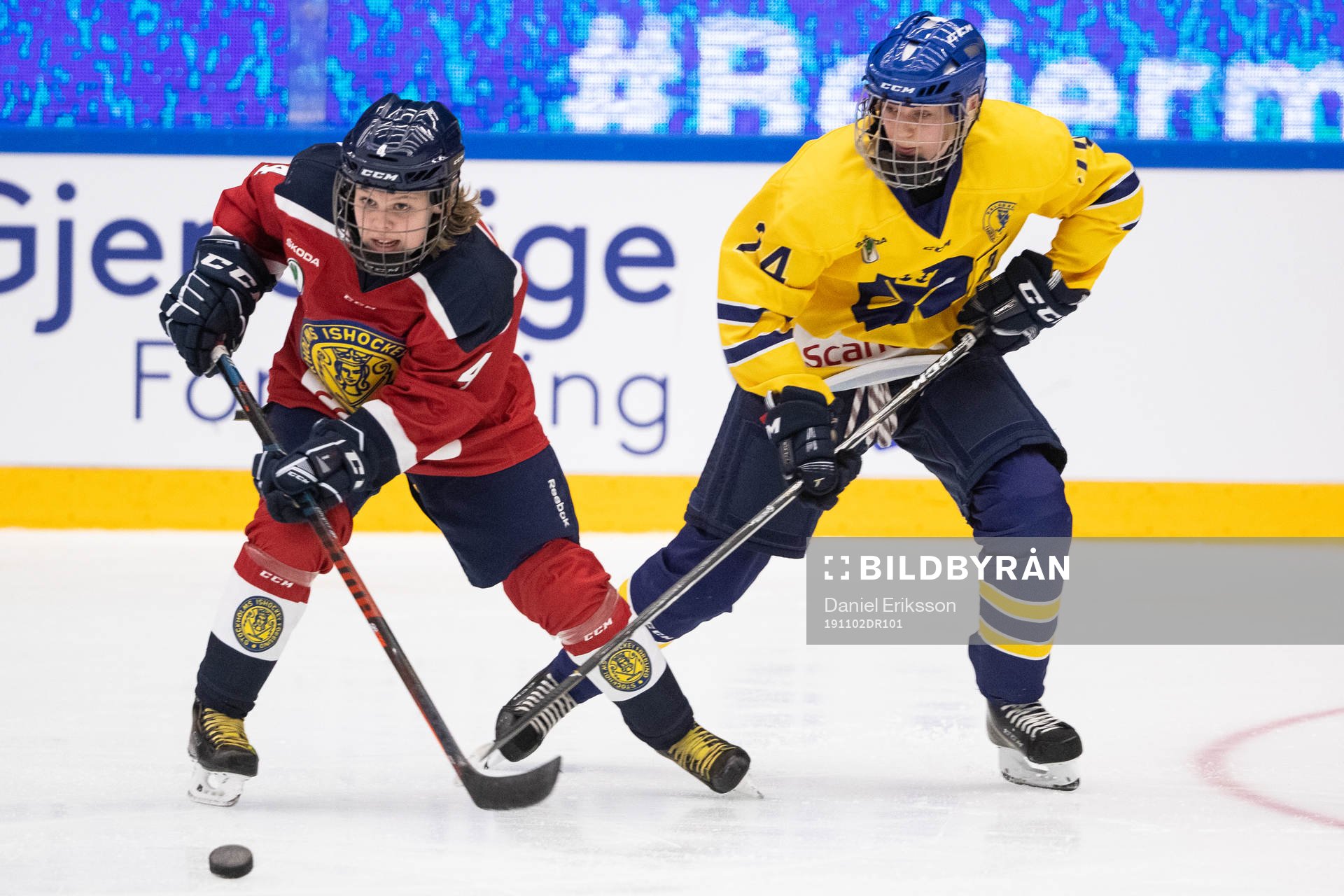 Stockholms Thea Johansson  och Dalarnas Ida Karlsson