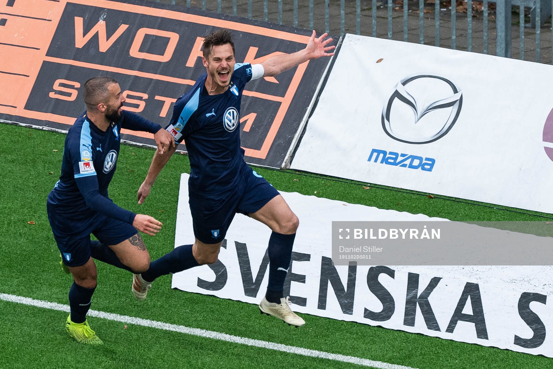 Malmö FFs Markus Rosenberg jublar