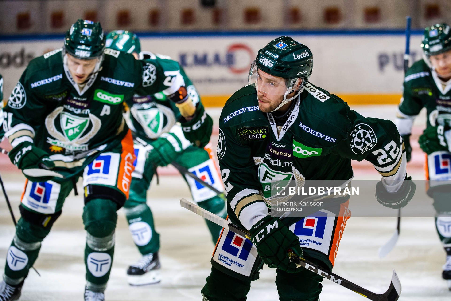 Färjestads Per Åslund jublar