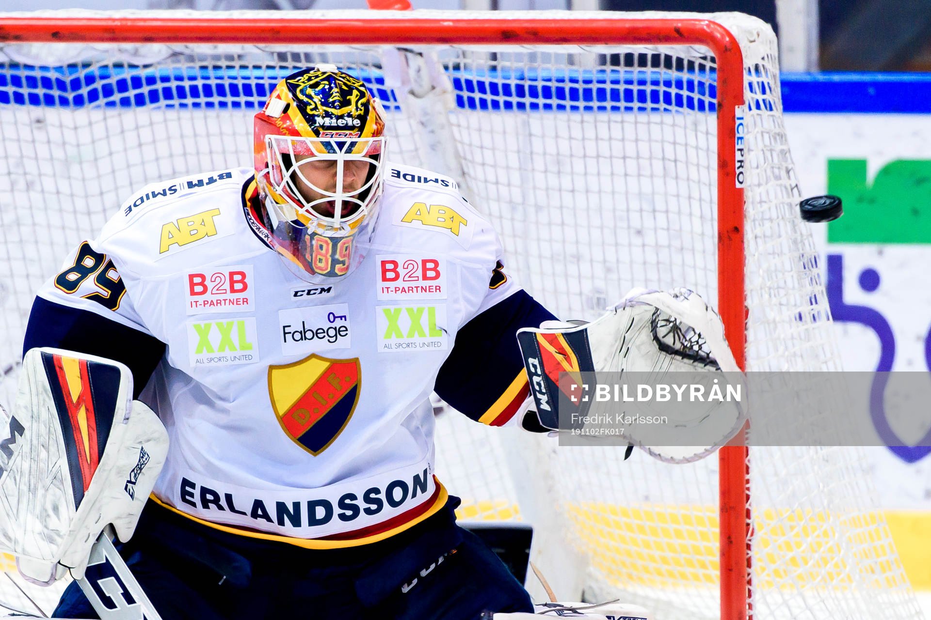 Djurgårdens målvakt Niklas Svedberg