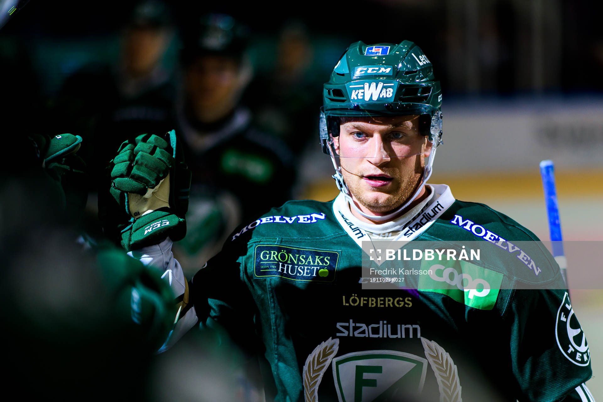 Färjestads Marcus Nilsson jublar