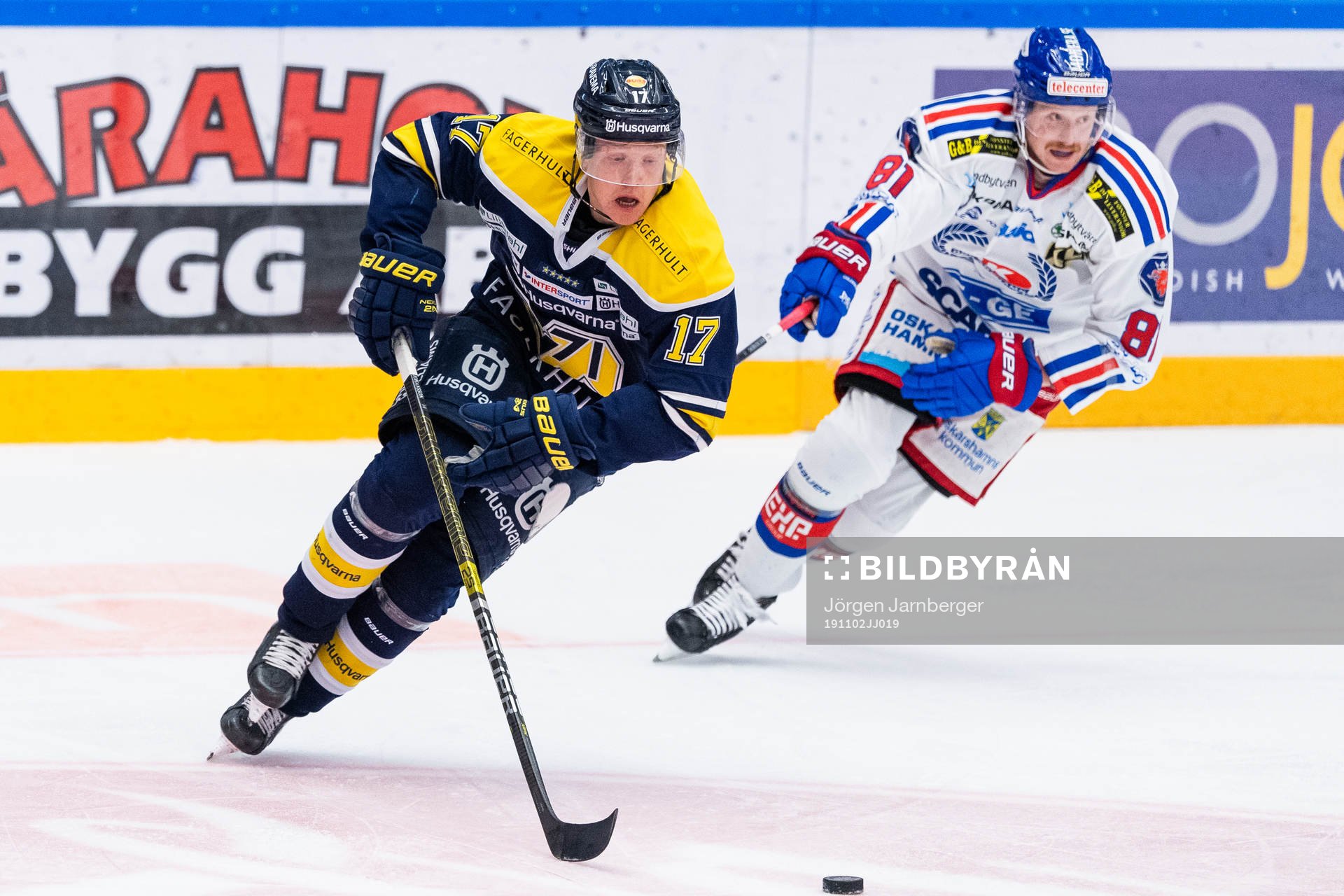 s Emil Johansson och Oskarshamns Alexander Reichenberg