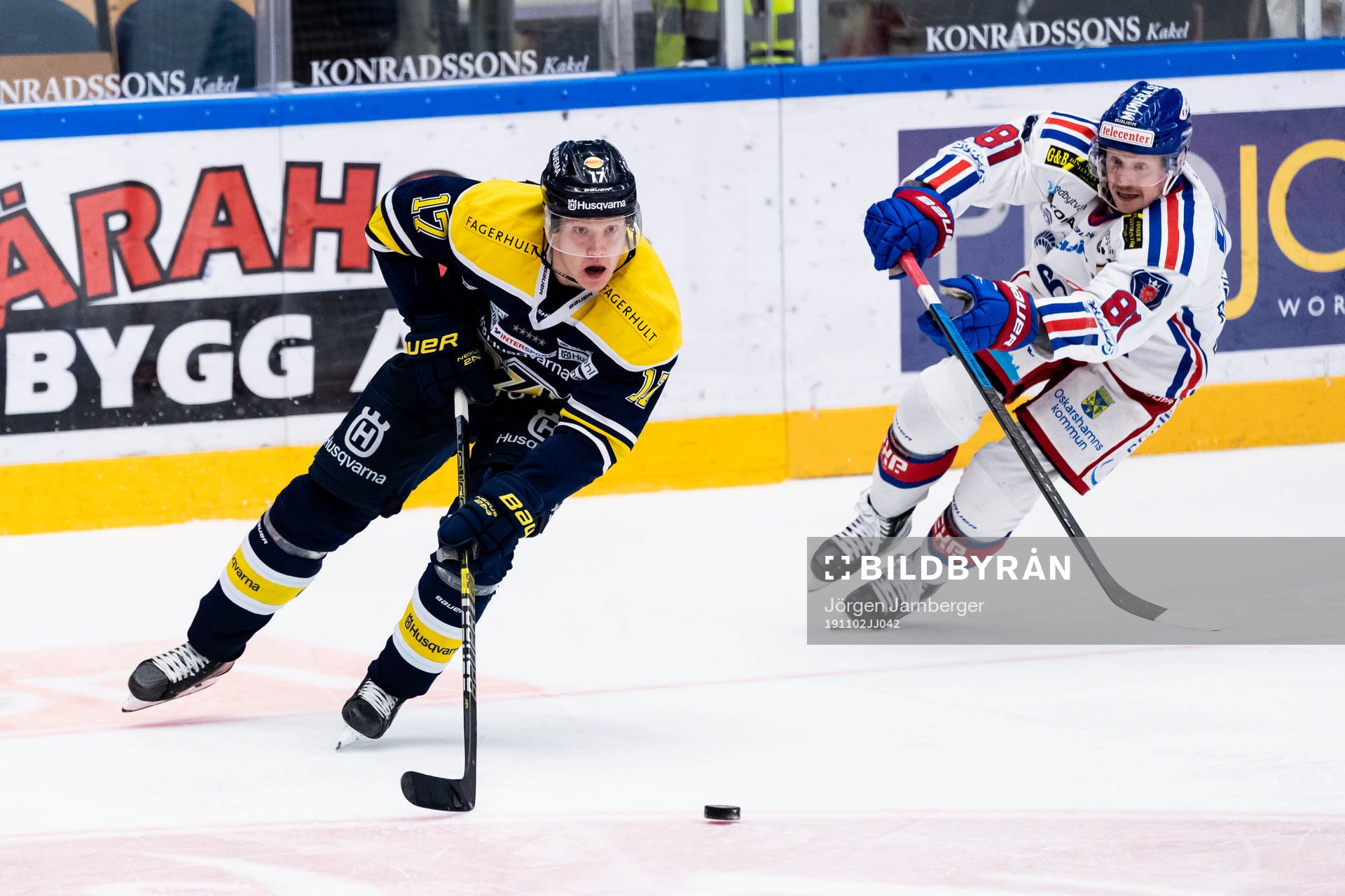 s Emil Johansson och Oskarshamns Alexander Reichenberg