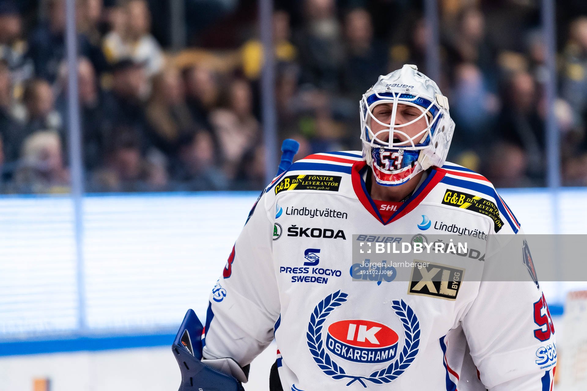 Oskarshamns målvakt Fredrik Pettersson-Wentzel deppar