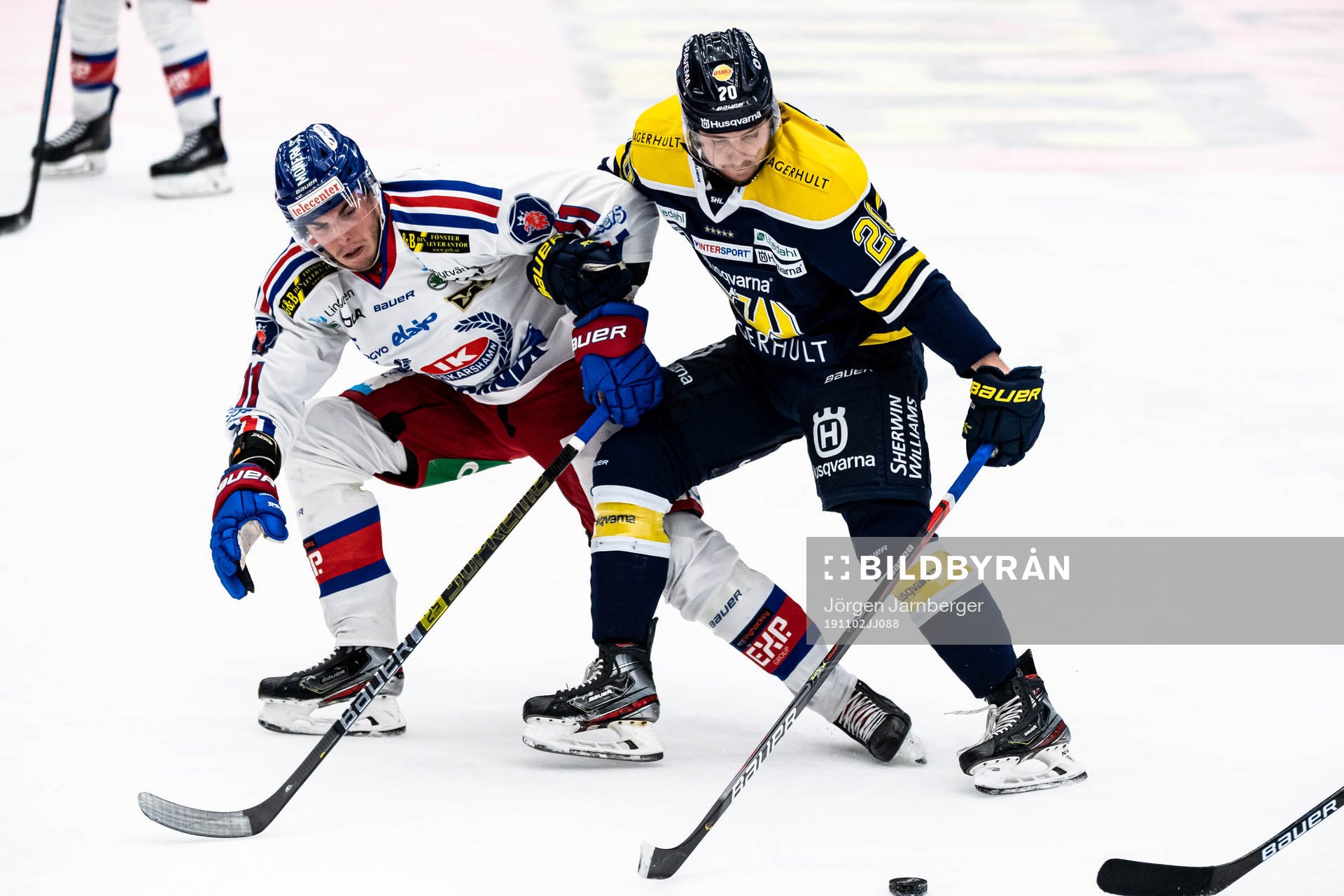 s Linus Sandin och Oskarshamns Joakim Thelin