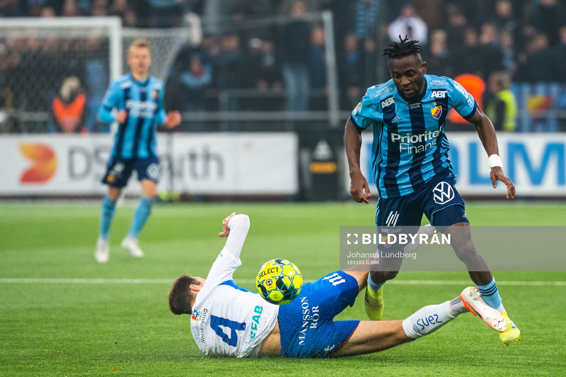 IFK Norrköpings Lars Krogh Gerson och Djurgårdens Mohamed