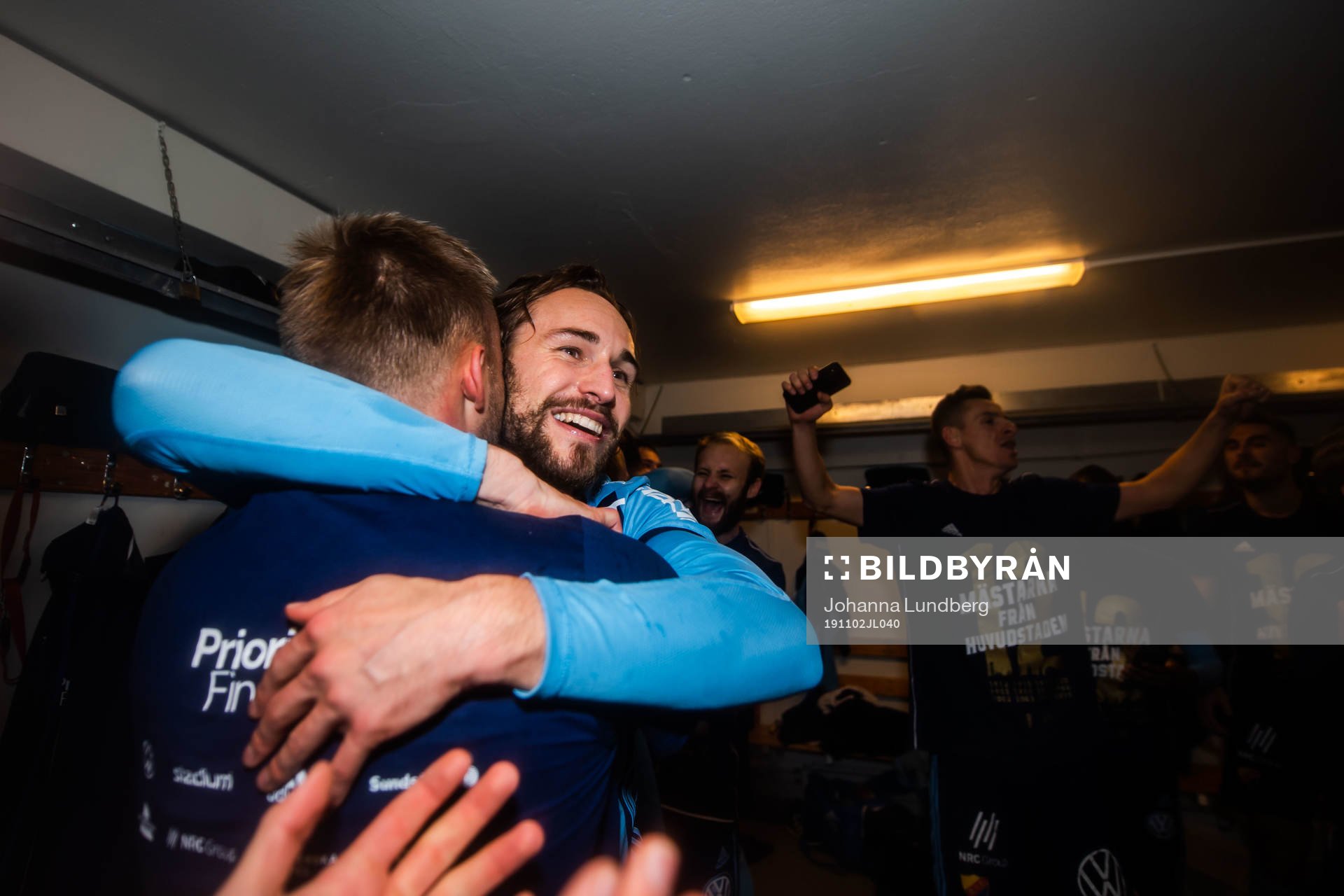 Djurgårdens Kevin Walker jublar