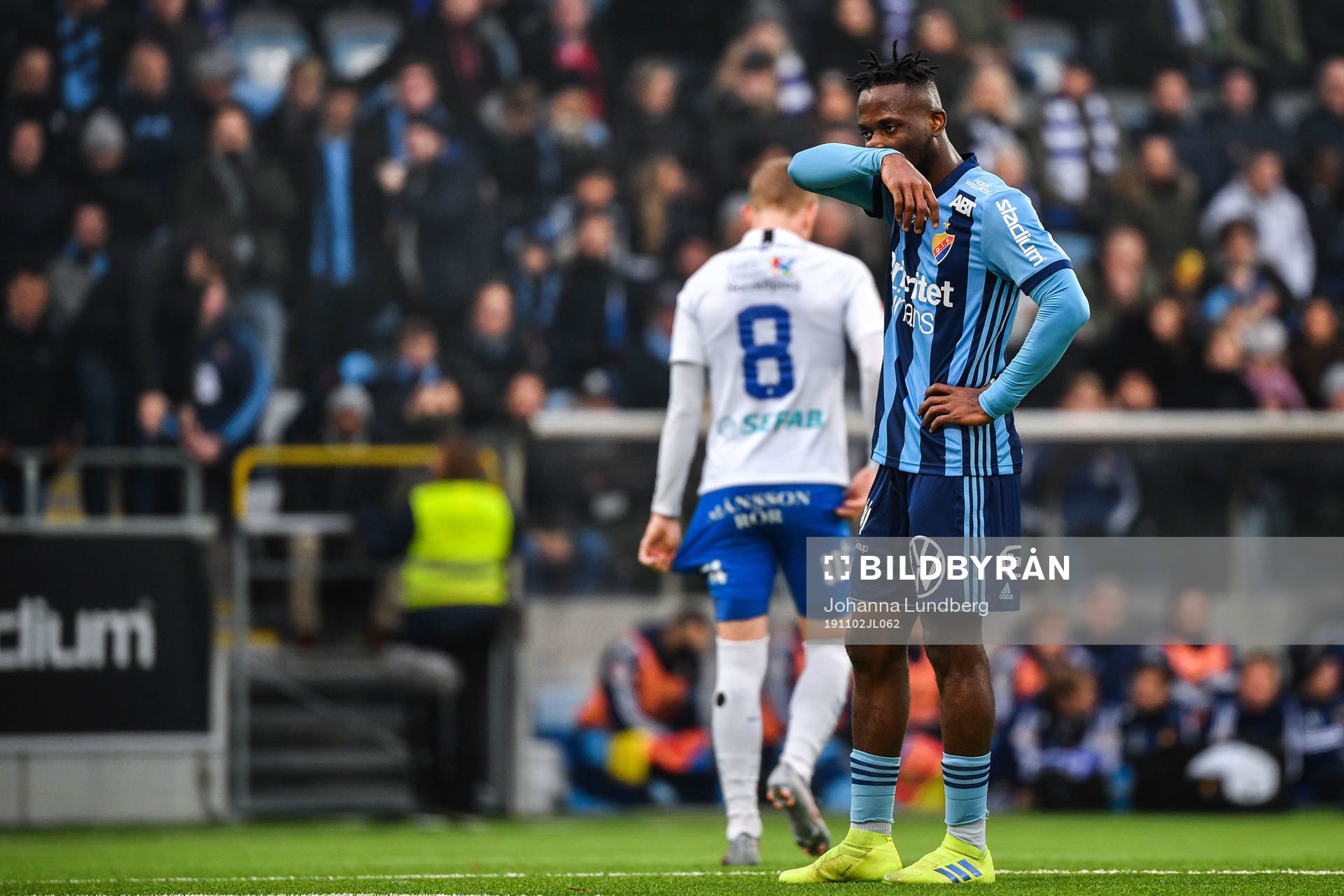 Djurgårdens Mohamed Buya Turay deppar