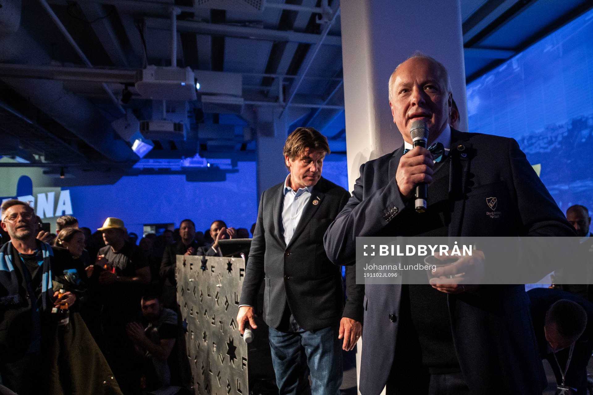 Sportchef Bosse Andersson och ordförande Lars-Erik Sjöberg