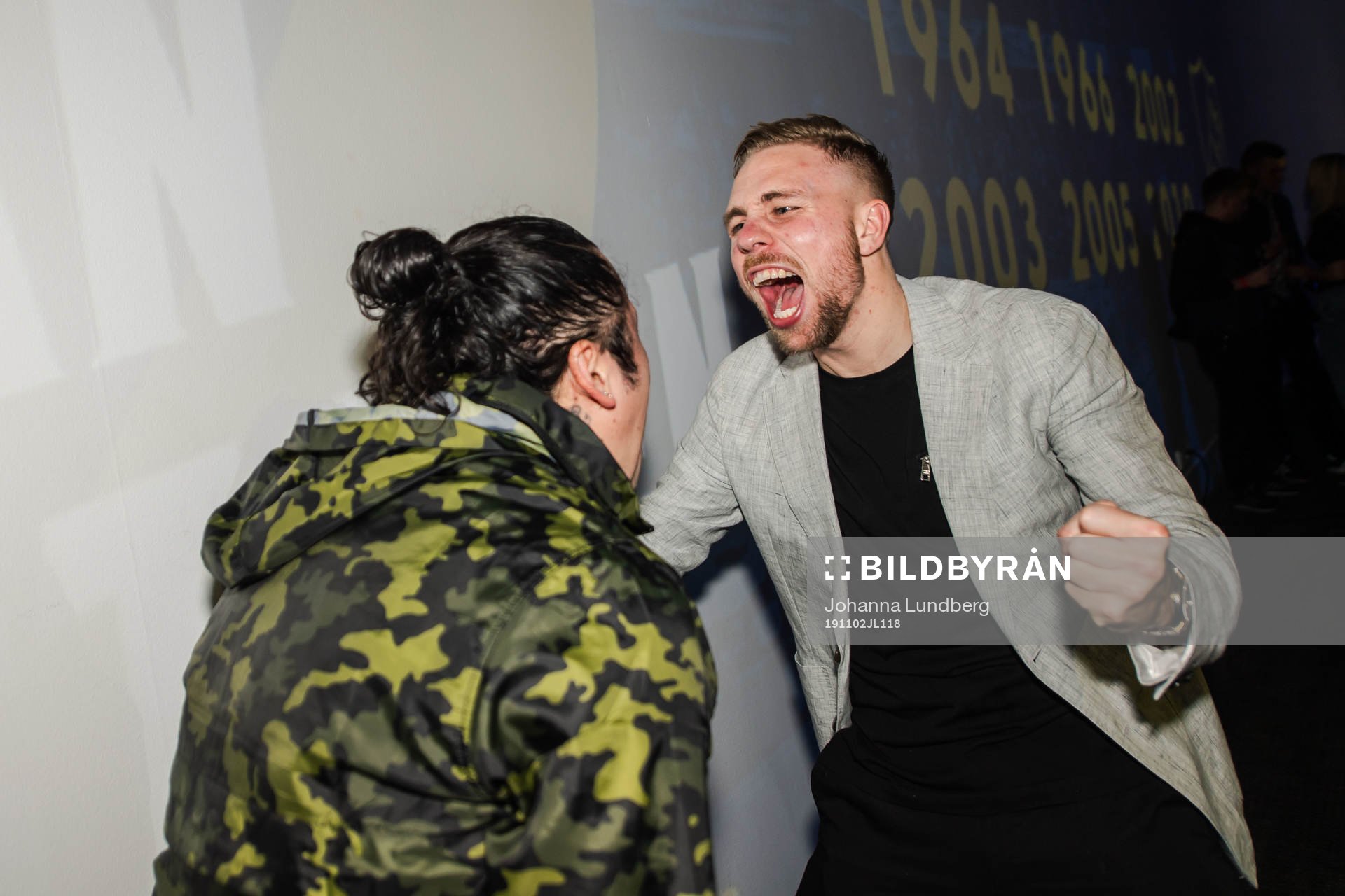 Jonathan Ring under Djurgårdens guldfirande den 2 november 2019 i Stockholm.