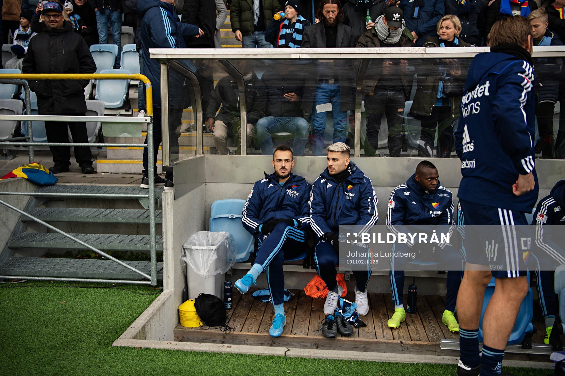 Djurgårdens Emir Kujovic och Astrit Ajdarevic