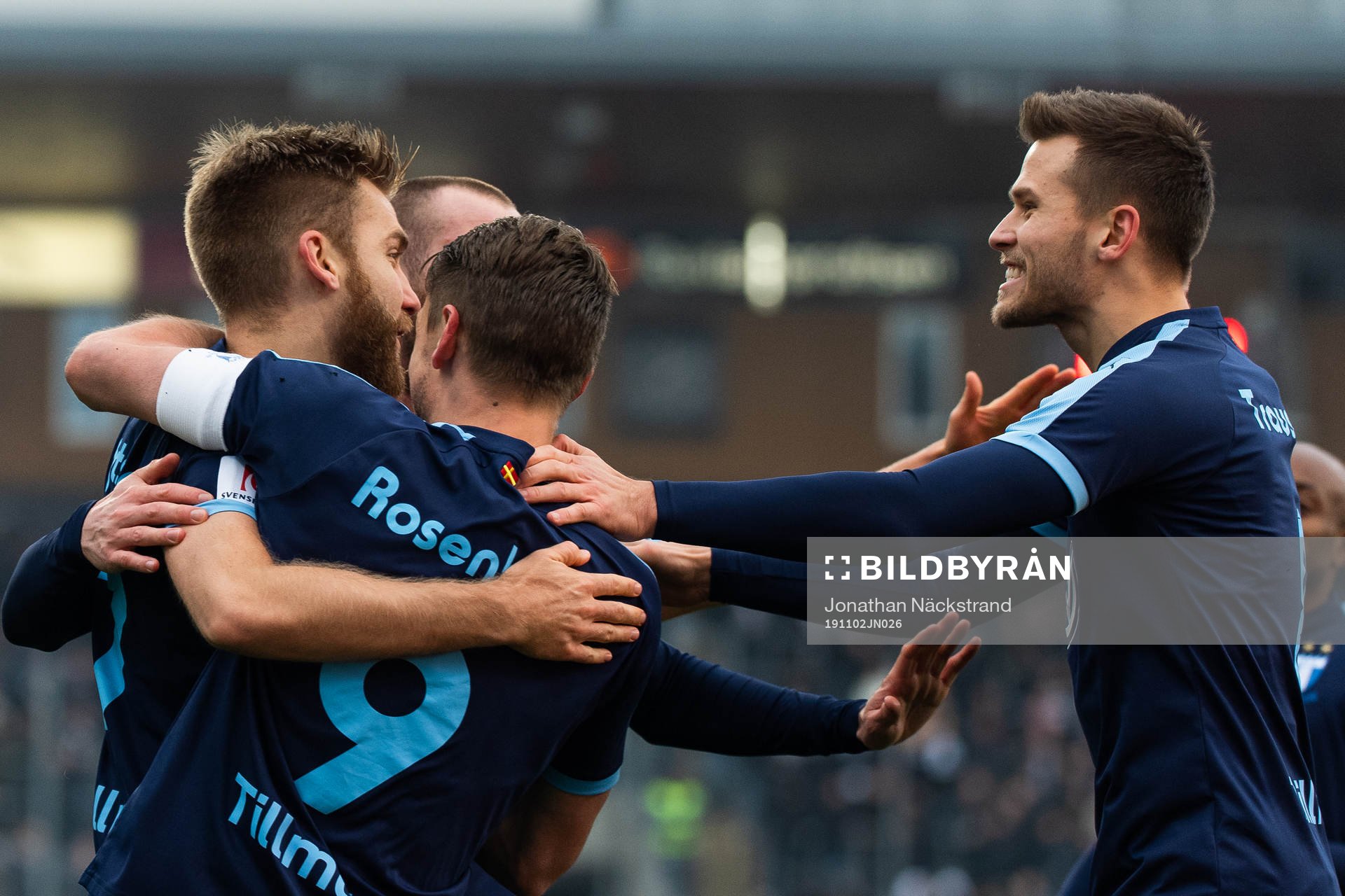 Malmö FFs Rasmus Bengtsson jublar