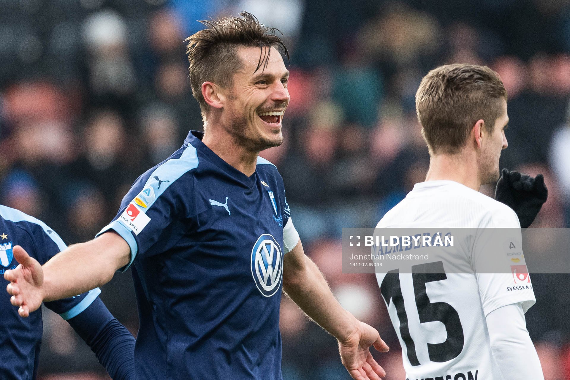Malmö FFs Markus Rosenberg jublar