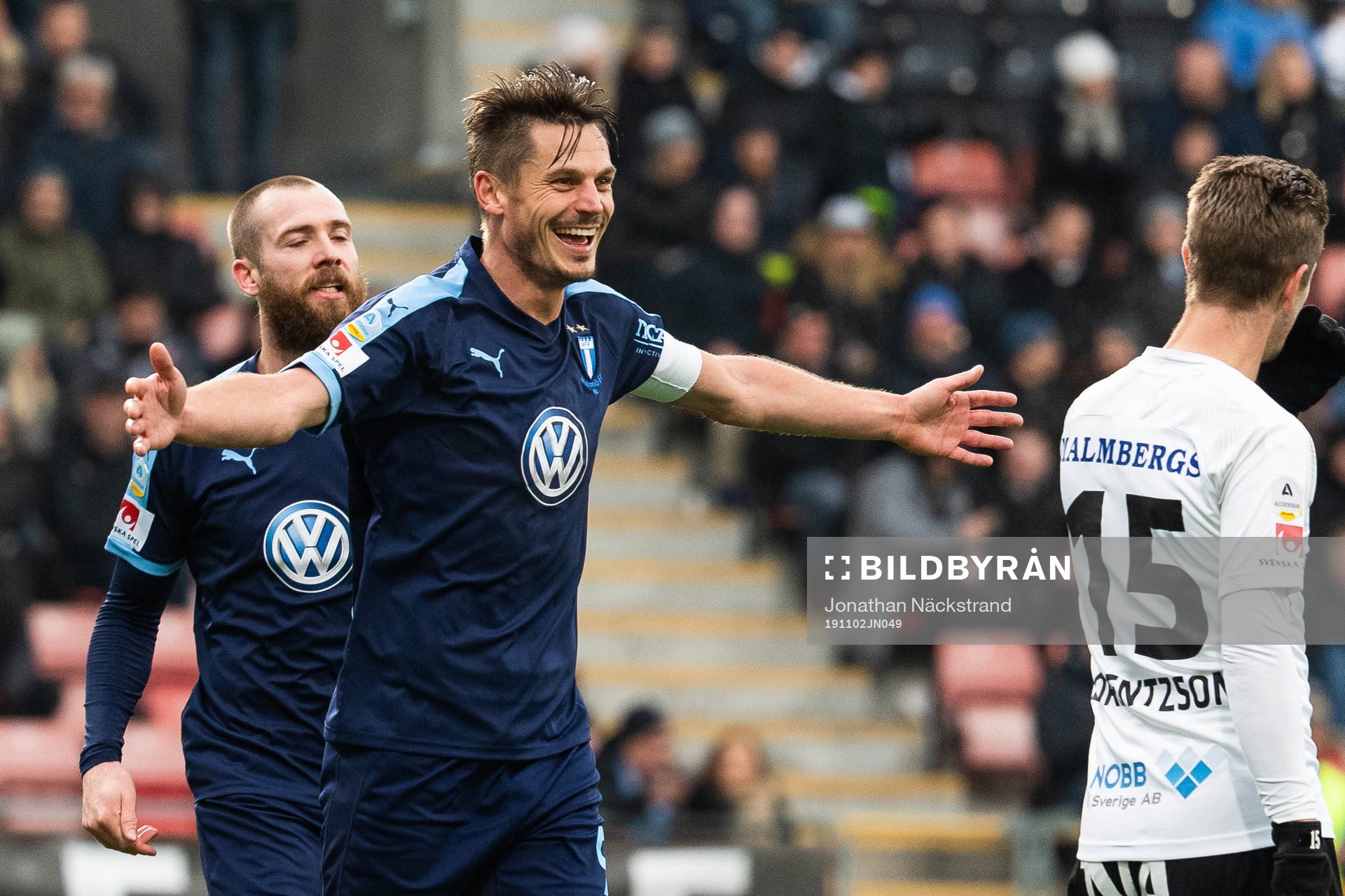Malmö FFs Markus Rosenberg jublar