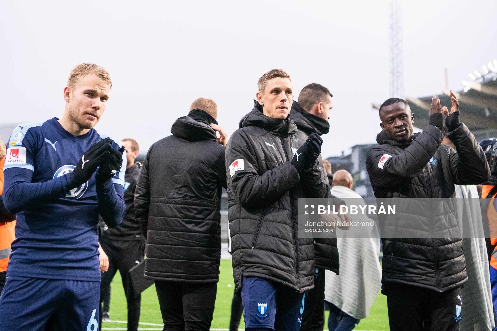 Malmö FFs Oscar Lewicki och Sören Rieks deppar