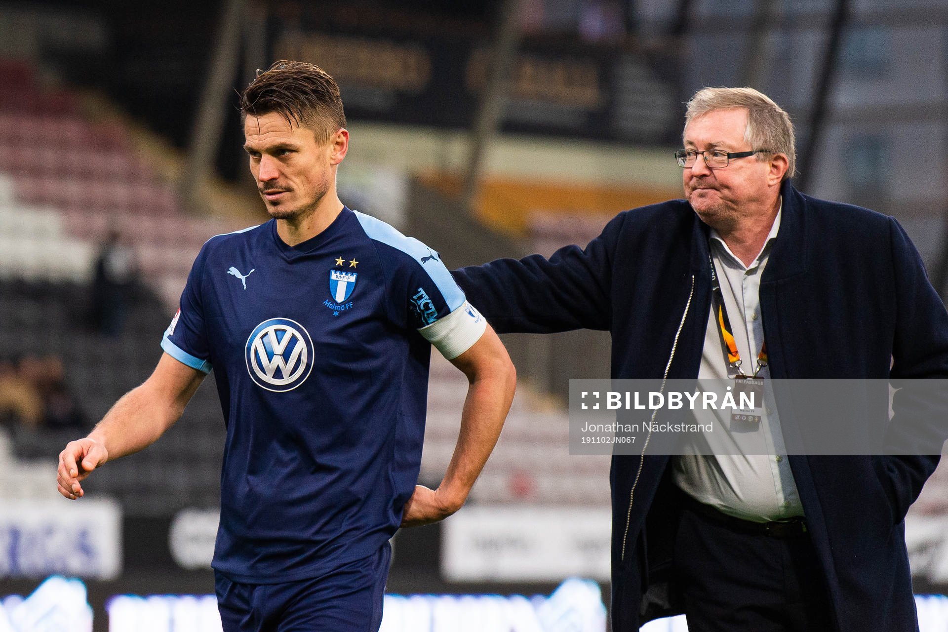Malmö FFs Markus Rosenberg deppar