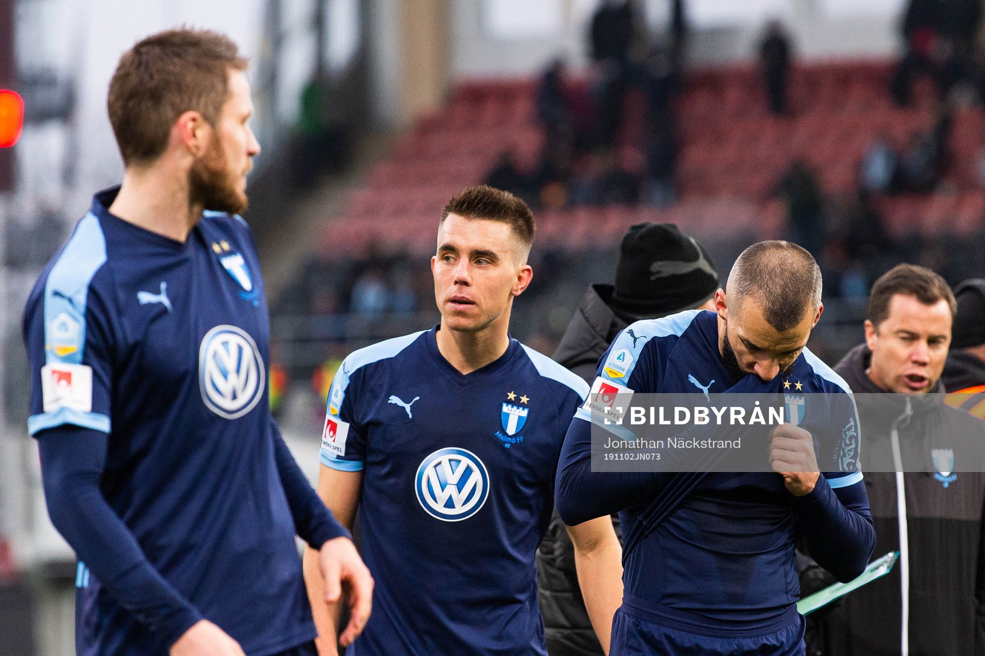 Malmö FFs Guillermo Molins deppar