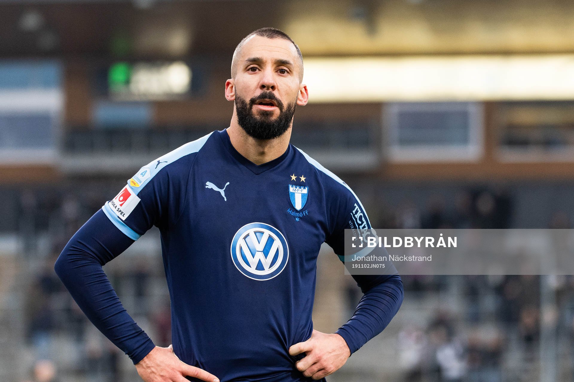 Malmö FFs Guillermo Molins deppar