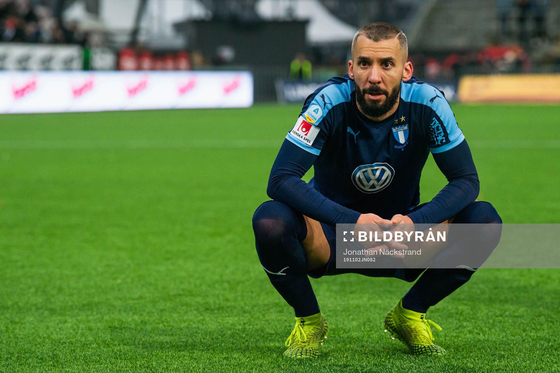 Malmö FFs Guillermo Molins deppar