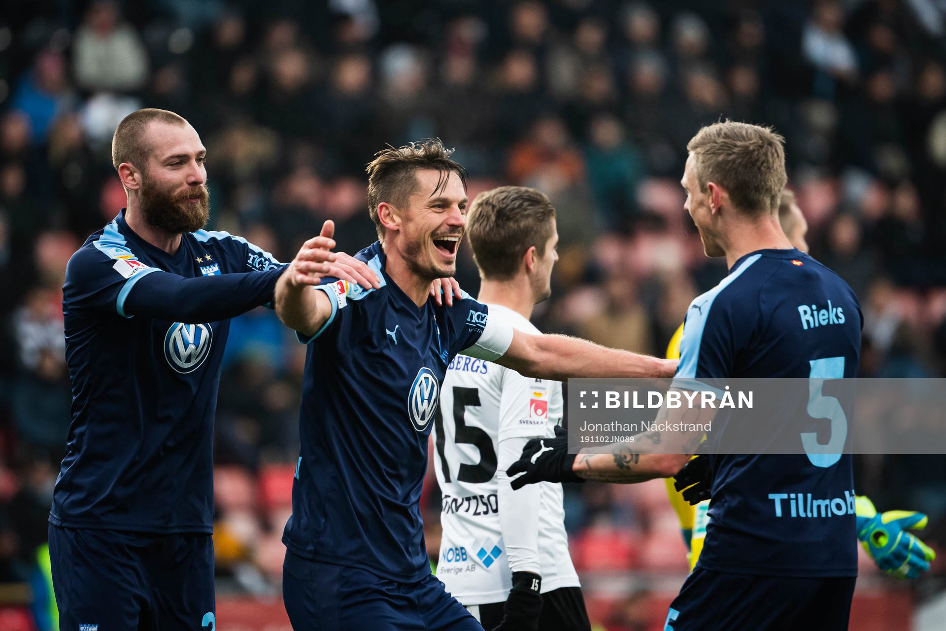 Malmö FFs Markus Rosenberg jublar