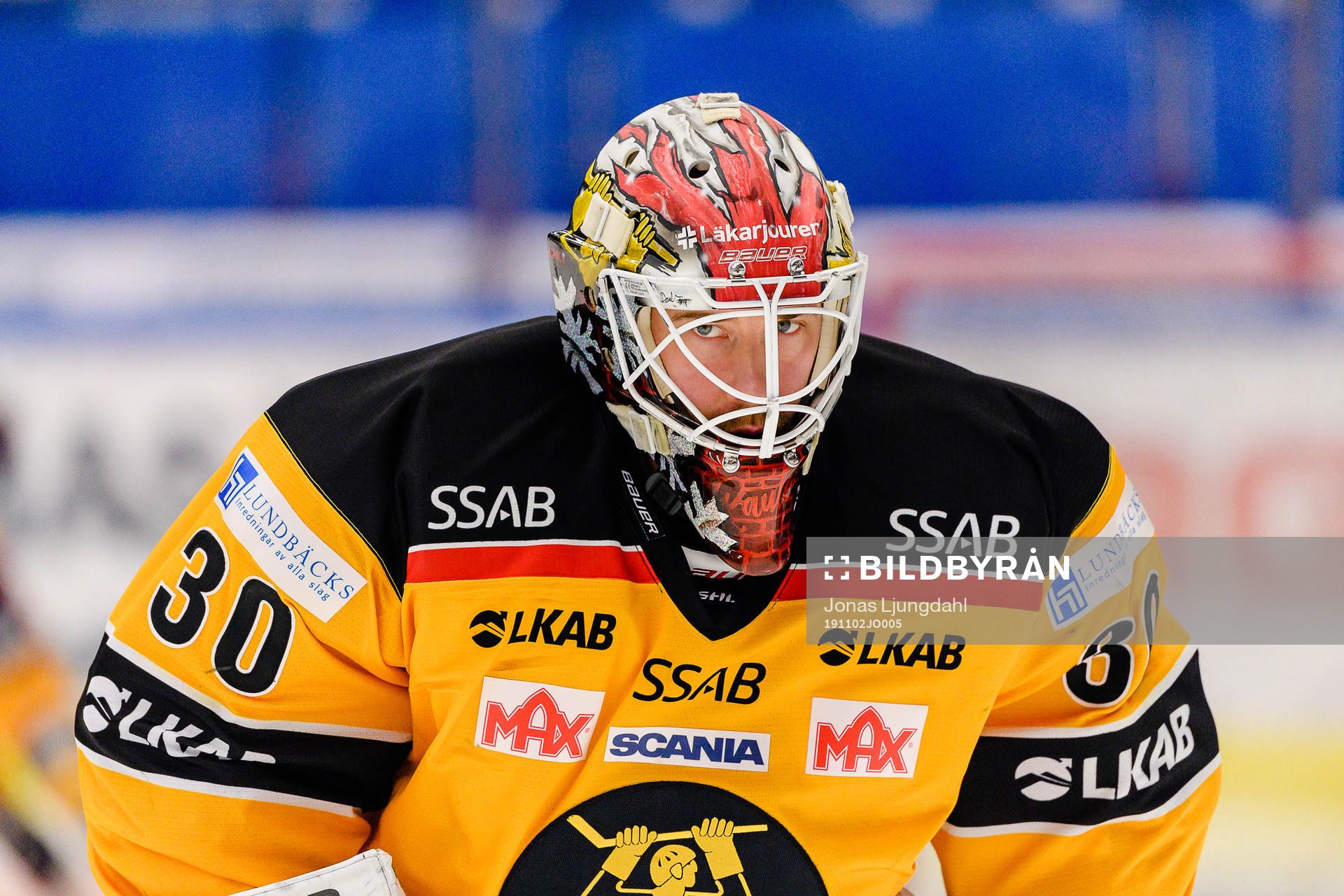 Luleås målvakt målvakt David Rautio