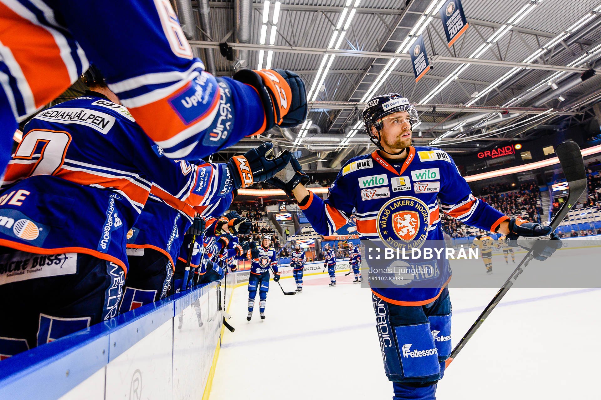 Växjös Emil Pettersson jublar