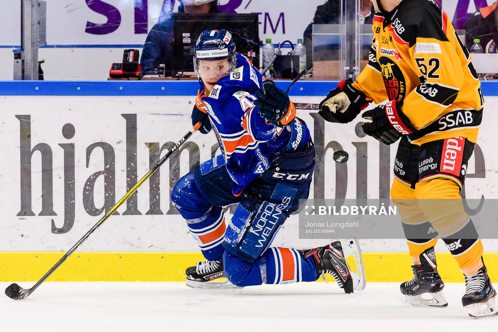 Växjös Ludvig Nilsson sträcker sig