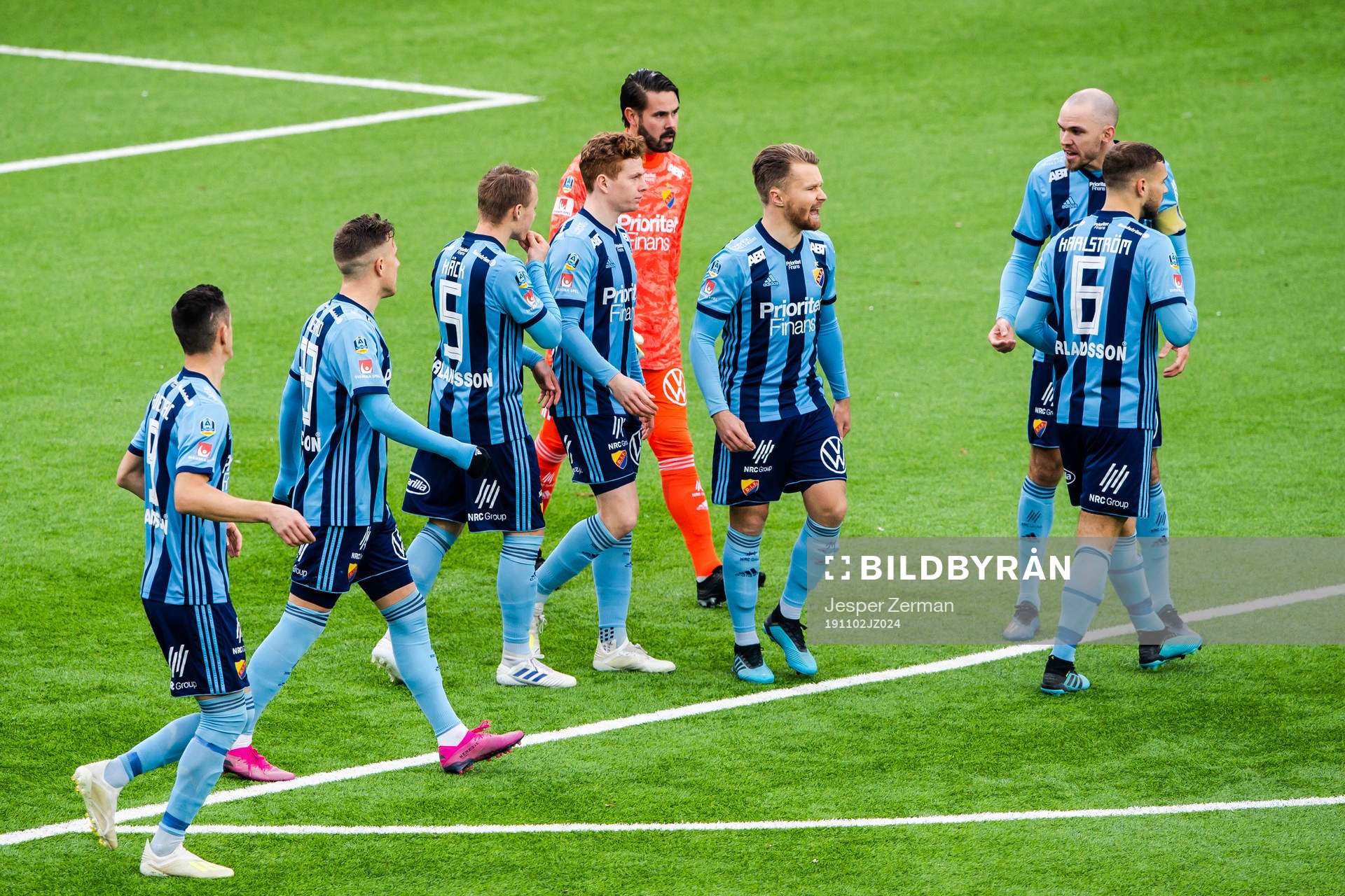 Djurgårdens spelare deppar