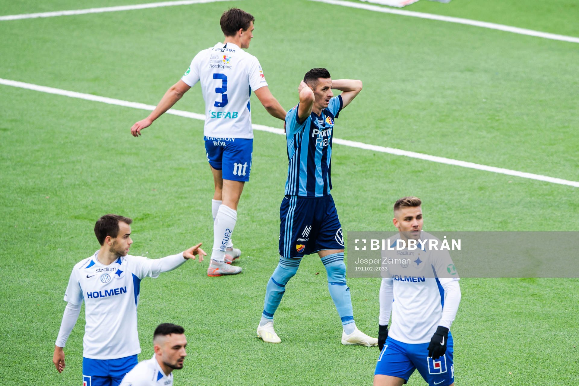 Djurgårdens Haris Radetinac deppar