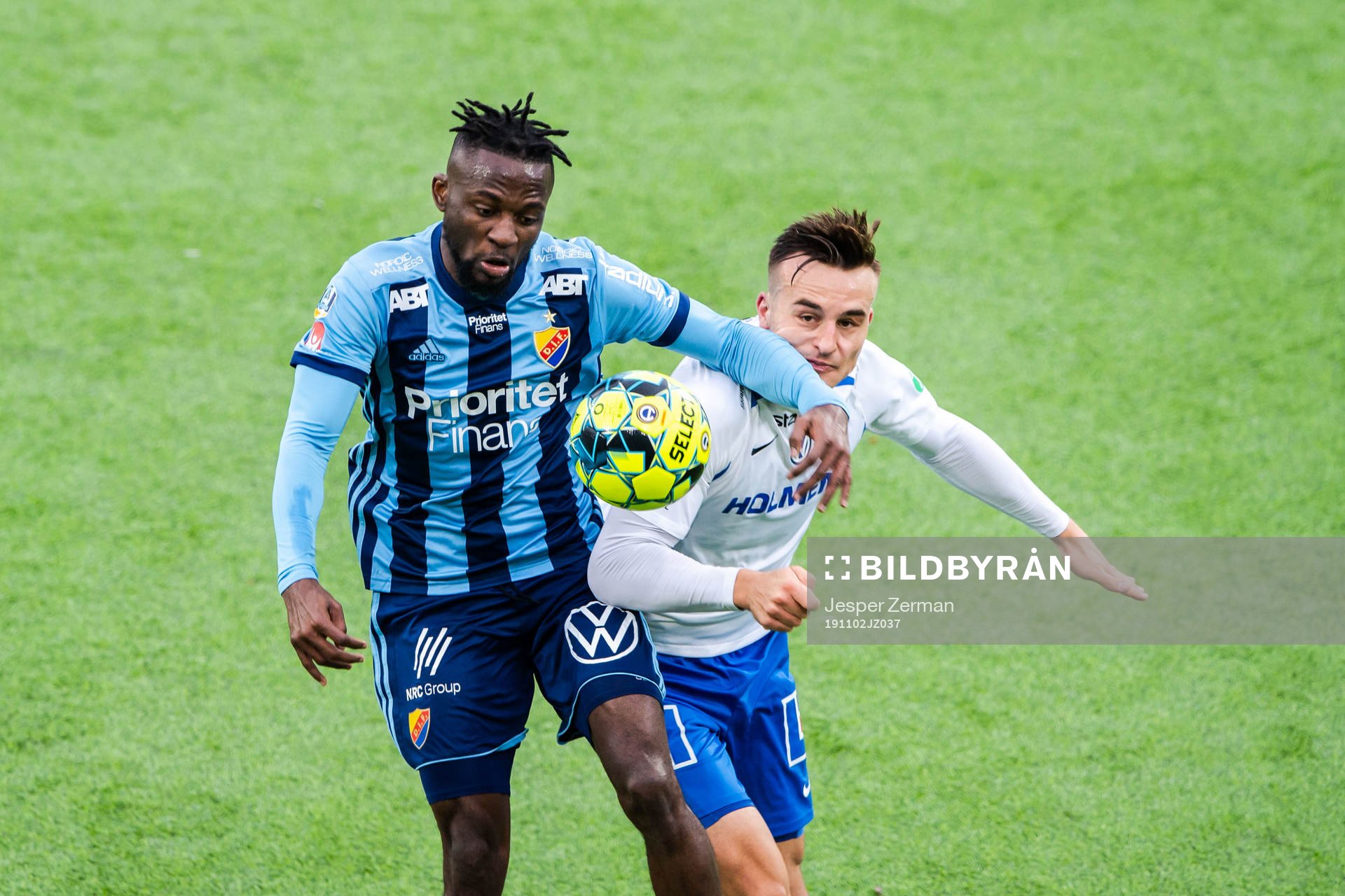 Djurgårdens Mohamed Buya Turay och IFK Norrköpings Henrik