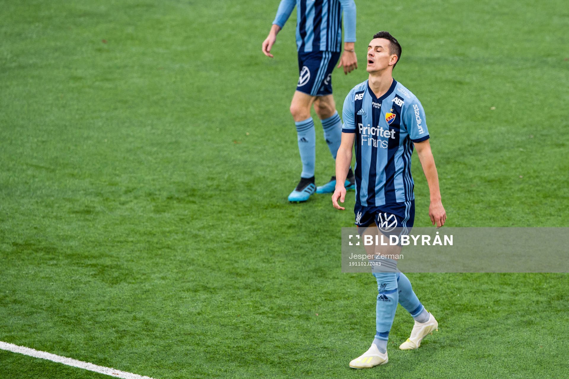 Djurgårdens Haris Radetinac deppar