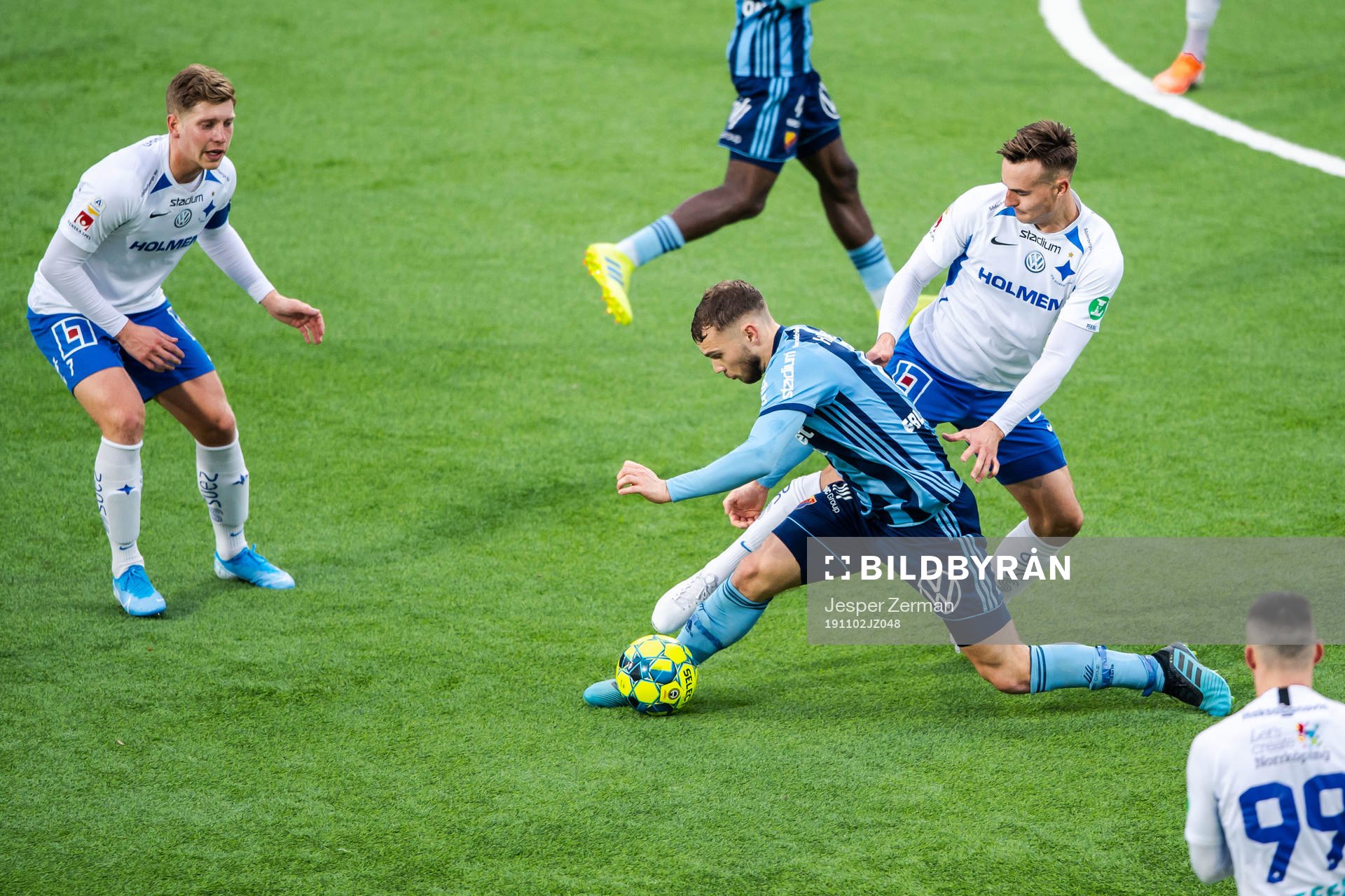 Djurgårdens Jesper Karlström och IFK Norrköpings Henrik