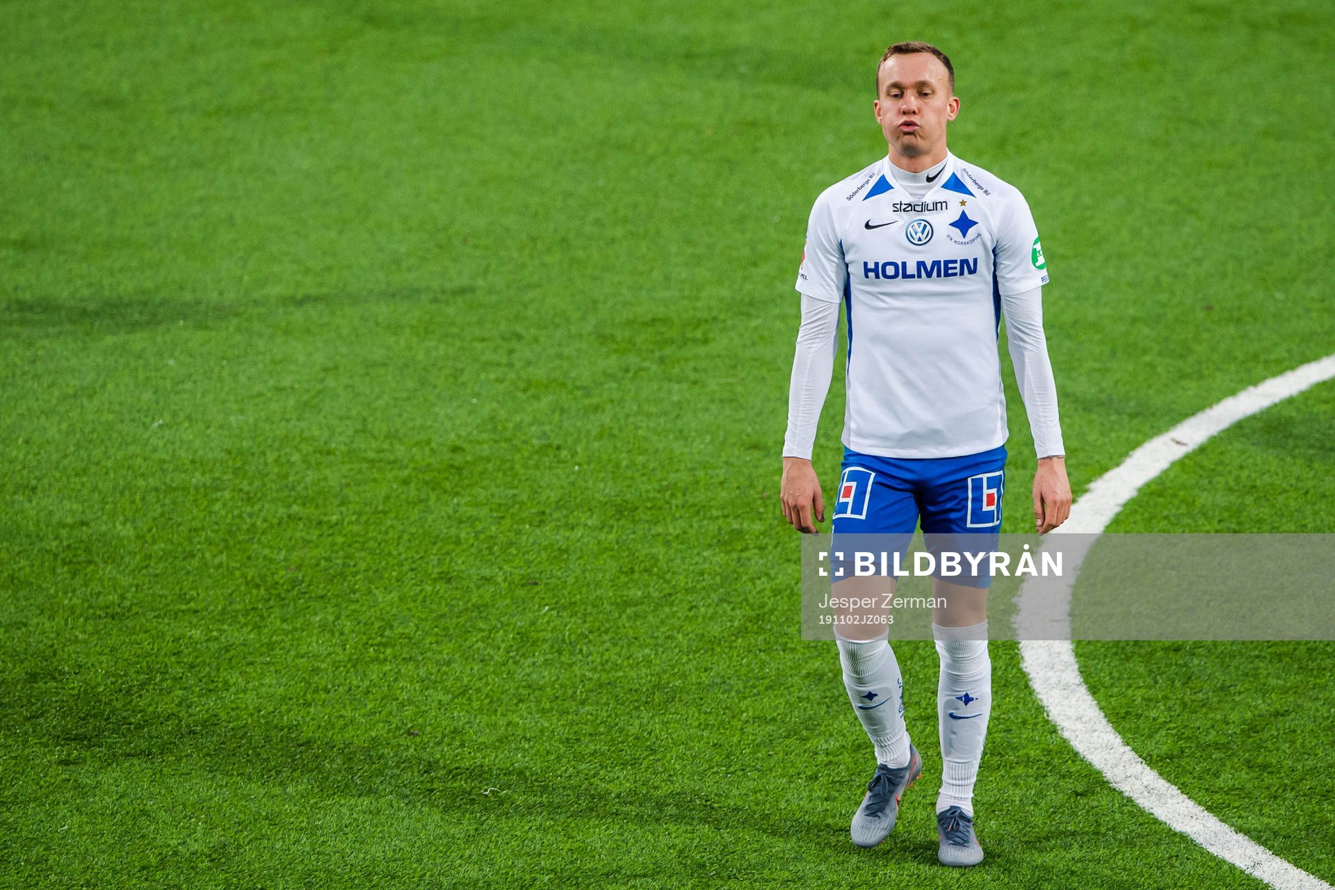 IFK Norrköpings Gudmundur Thórarinsson deppar
