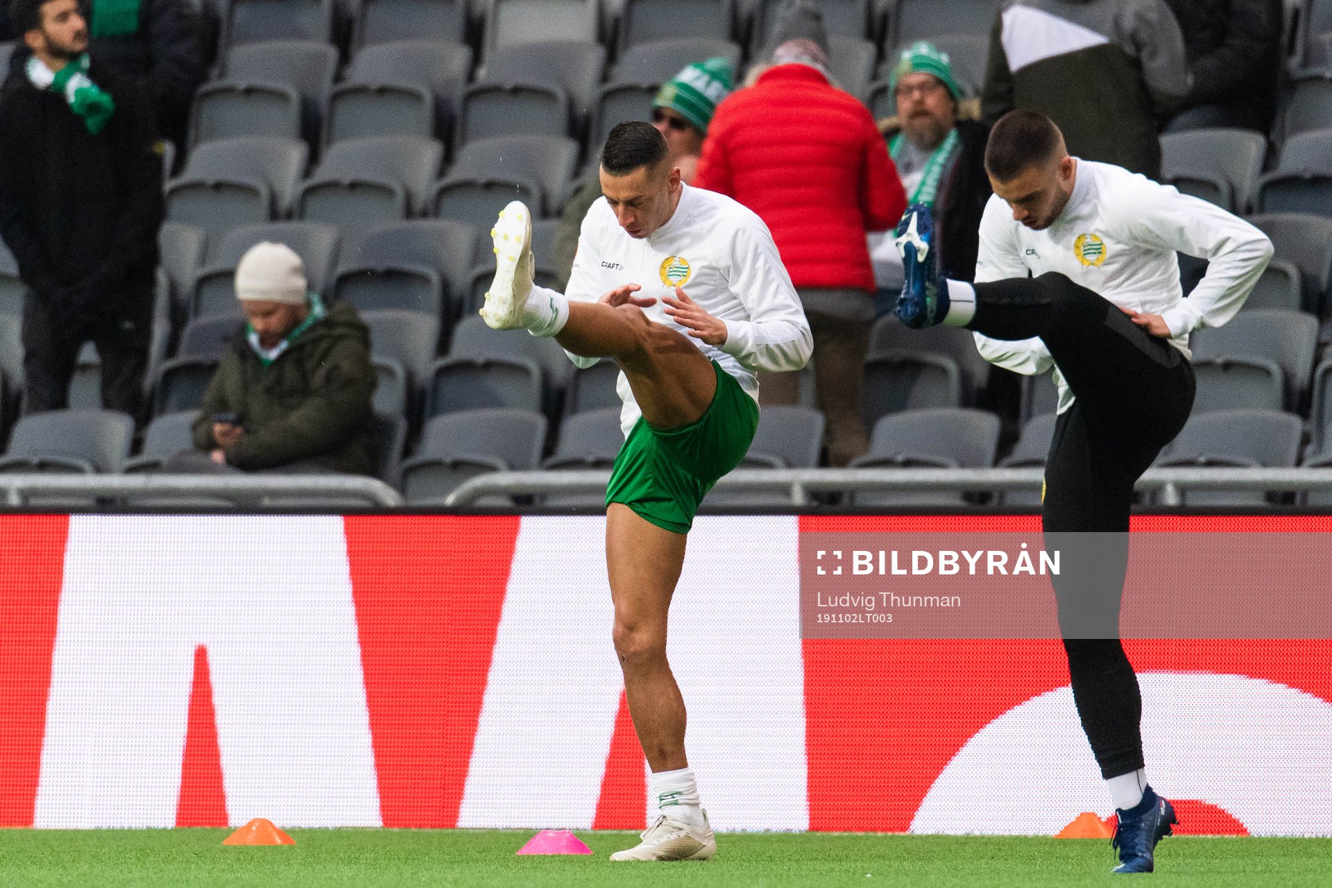 Hammarbys Nikola Djurdjic och Vladimir Rodic