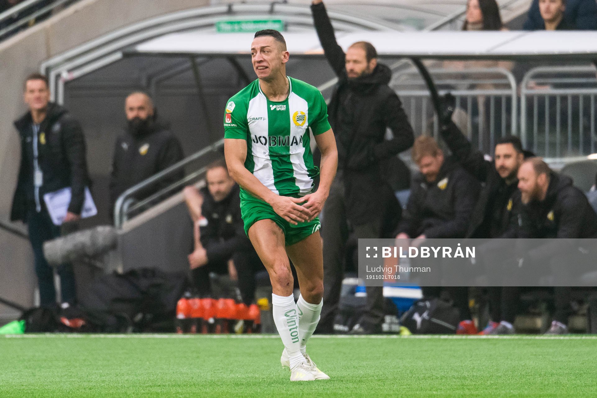 Hammarbys Nikola Djurdjic deppar